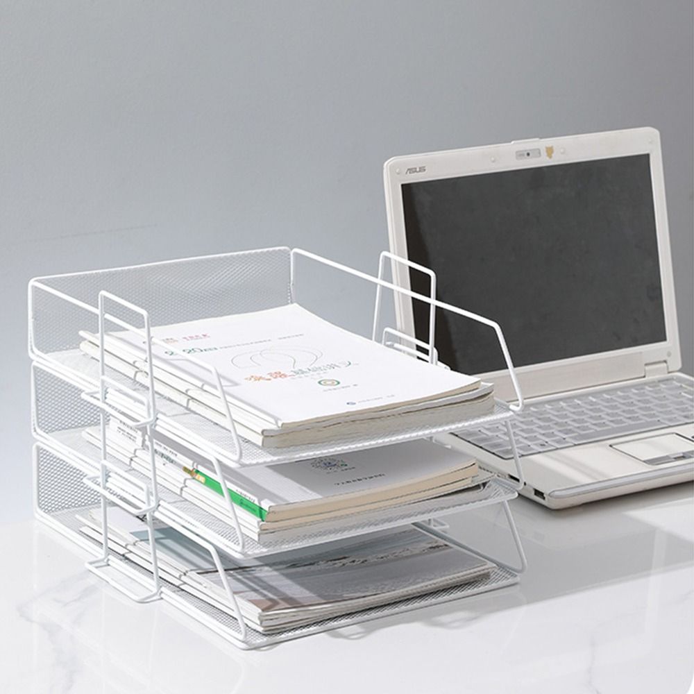 Desktop Filing Tray - 패션 데스크탑 정리함, 쌓을 수 있는
