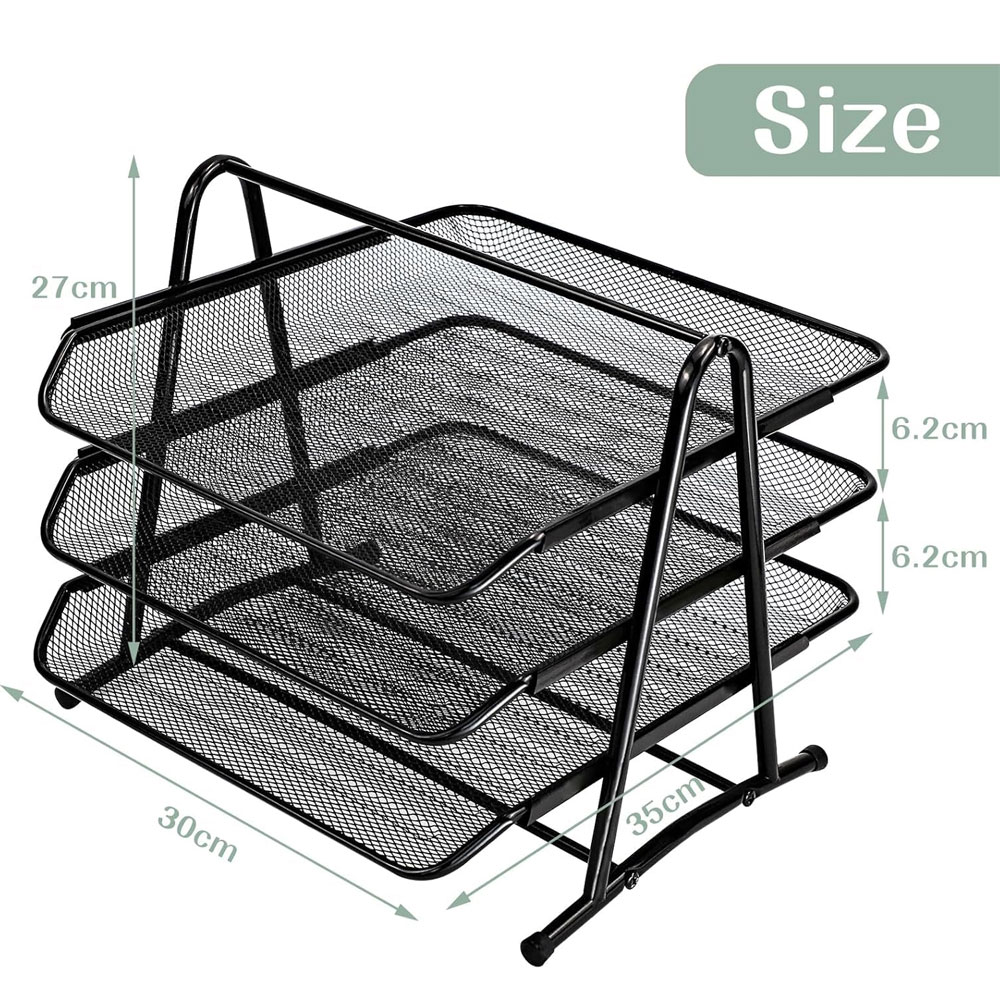 3단 슬라이딩 데스크탑 파일 정리함, 금속 메쉬 파일/ - Desktop Filing Tray 리뷰 및 가격