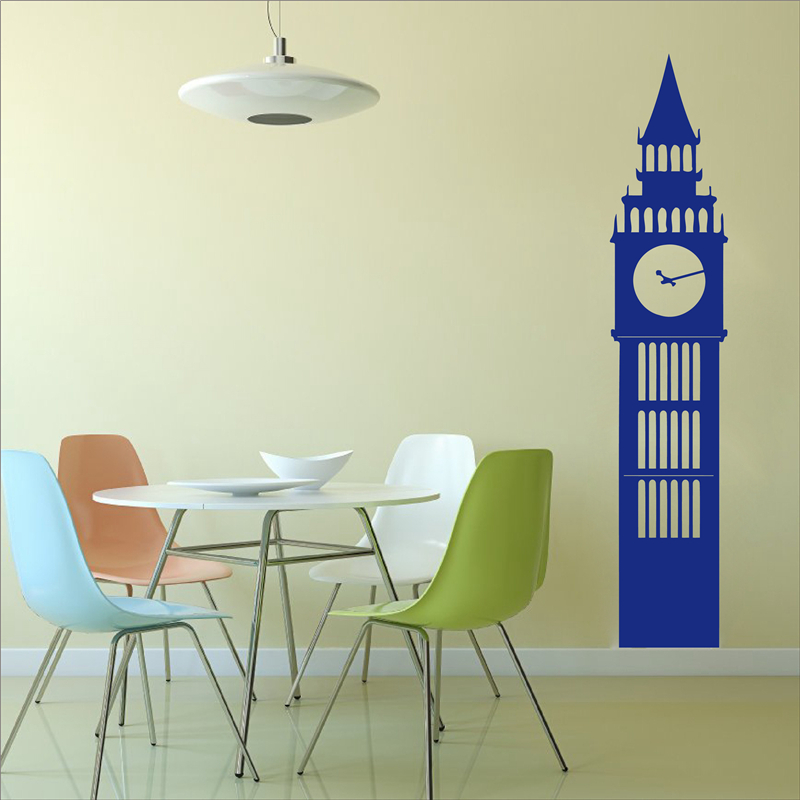 런던 빅 벤 시계 벽 데칼 비닐 벽 아트 스티커 홈 장 - Office Furniture London 리뷰 및 가격