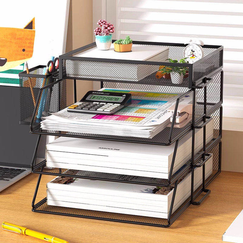 사무실 A4 종이 책상 주최자 문서 파일 편지 책 브로 - Desktop Filing Tray 리뷰 및 가격