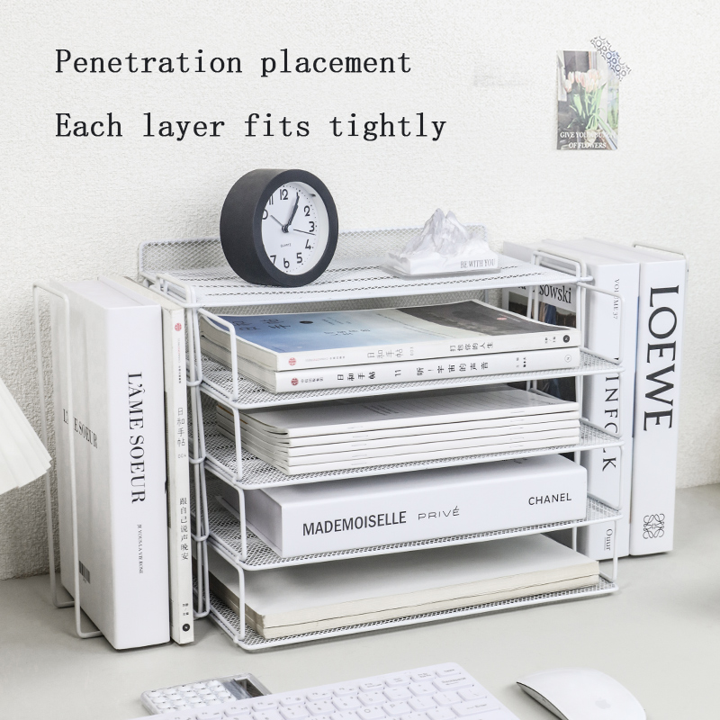 데스크 수납 및 액세서리, 파일 홀더가 포함된 4단 종 - Desktop Filing Tray 리뷰 및 가격