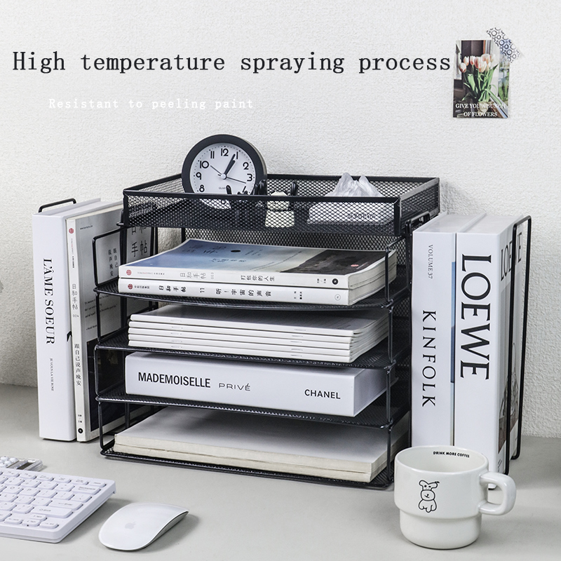 데스크 수납 및 액세서리, 파일 홀더가 포함된 4단 종 - Desktop Filing Tray 리뷰 및 가격