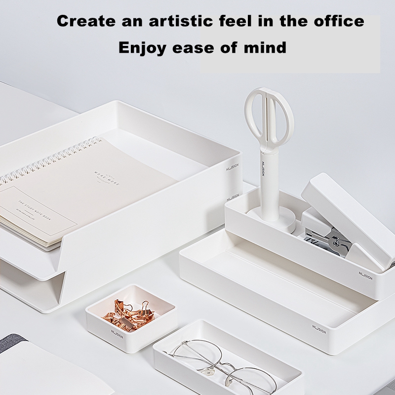 델리 누사인 NS001 데스크탑 수납 세트 화이트 플라 - Desktop Filing Tray 리뷰 및 가격